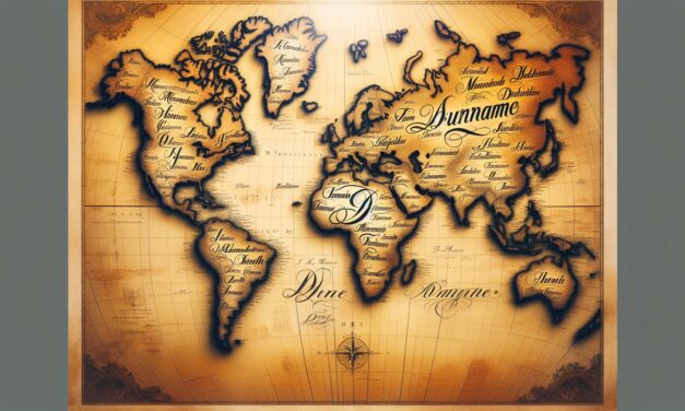 Surname Start With D: Origins and Meanings From Around the World
