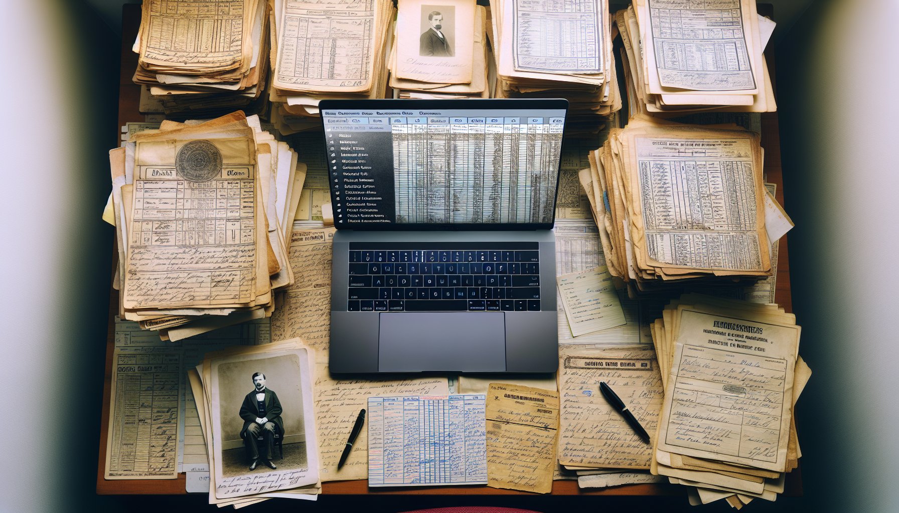 Free genealogy resources including census records and birth certificates