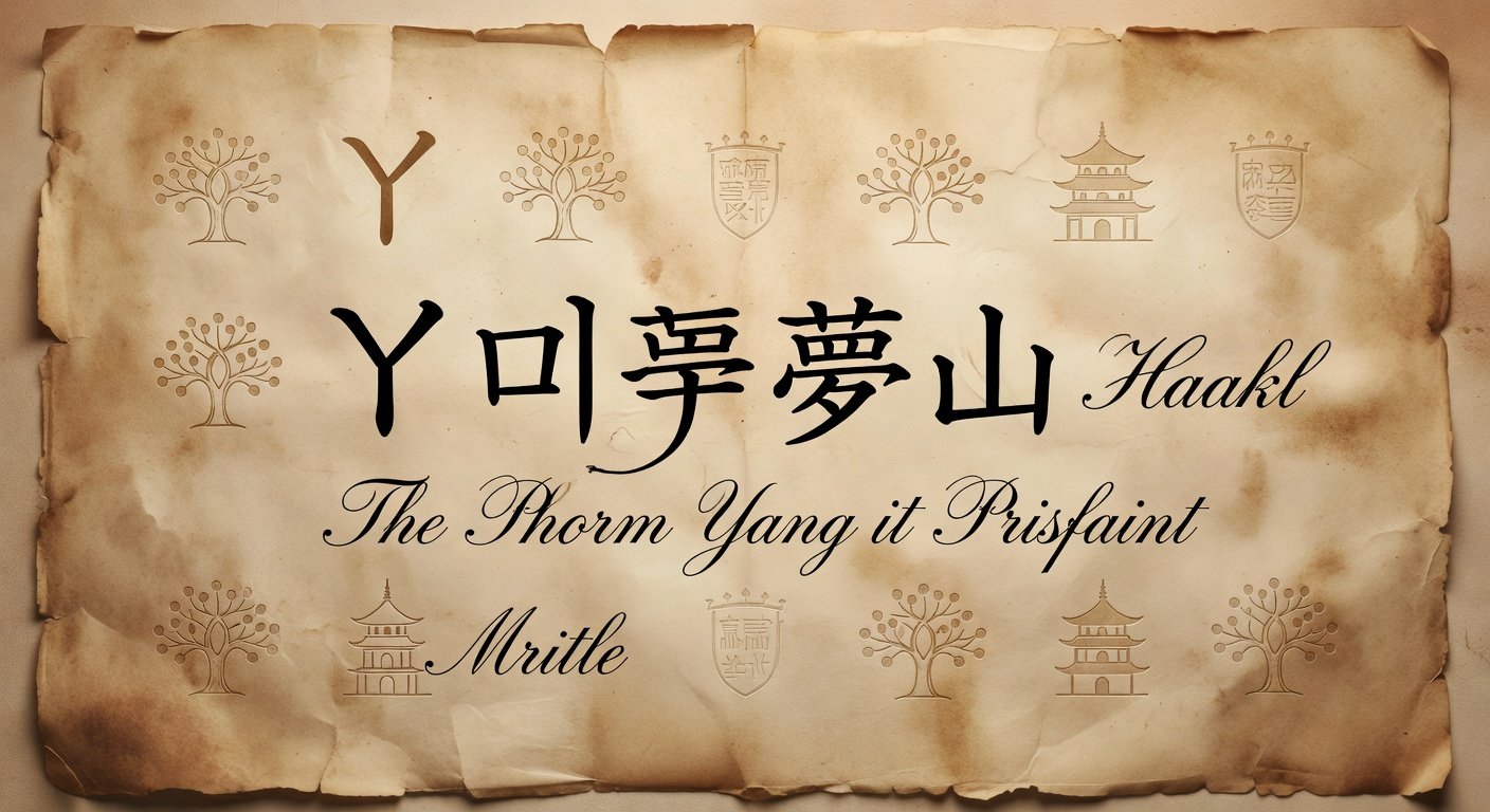 Letter Y surnames in different cultural scripts and calligraphy styles