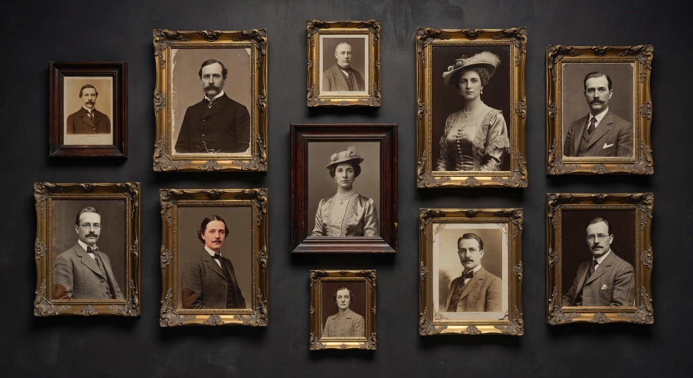 Historical portraits of famous people with last names starting with Q